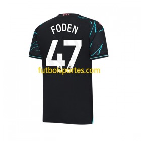 Camiseta Manchester City Phil Foden 47 Tercera Equipación 2023/2024